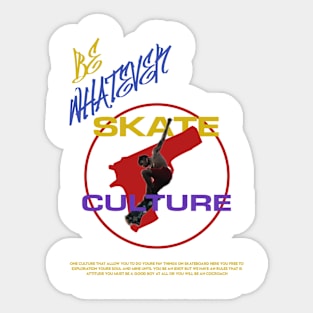 skate culture Sticker